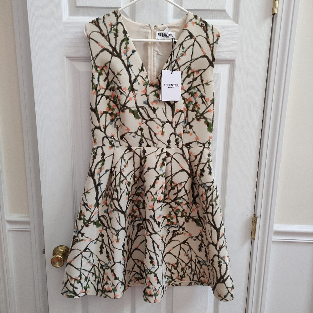 ESSENTIEL ANTWERP NARMONY DRESS OFF WHITE 42/10 - Picture 2 of 15